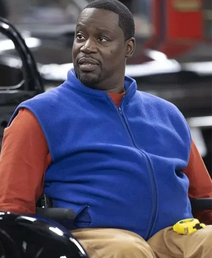 Daryl Mitchell Shifting Gears S01 Gears Blue Vest Daryl Mitchell Shifting Gears S01 Gears Blue Vest