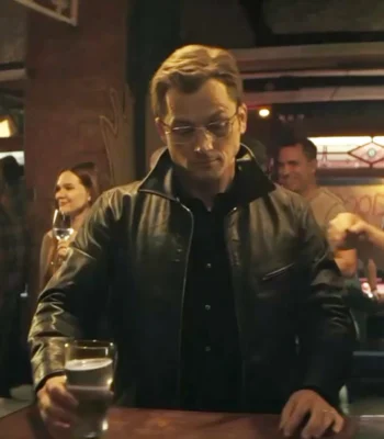Dave Gudsen Smoke S01 Black Leather Jacket