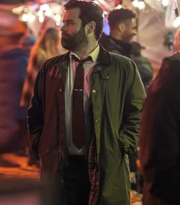 David Fynn Lazarus S01 Green Long Coat