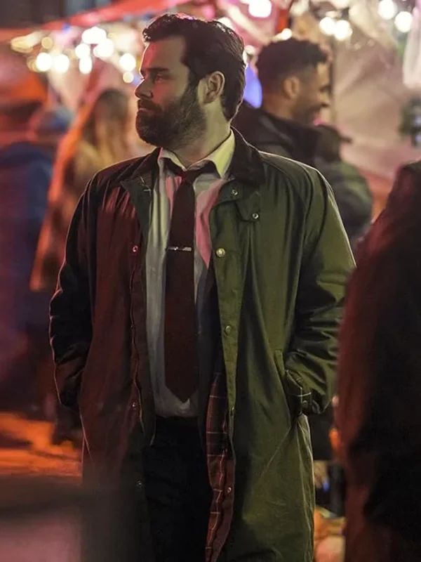 David Fynn Lazarus S01 Green Long Coat