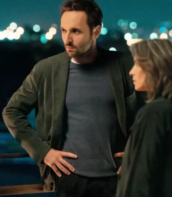 Davide Pardo Sara: Woman in the Shadows S01 Green Blazer