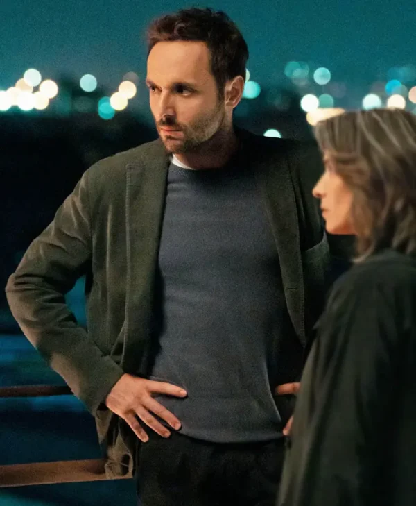 Davide Pardo Sara: Woman in the Shadows S01 Green Blazer Davide Pardo Sara: Woman in the Shadows S01 Green Blazer
