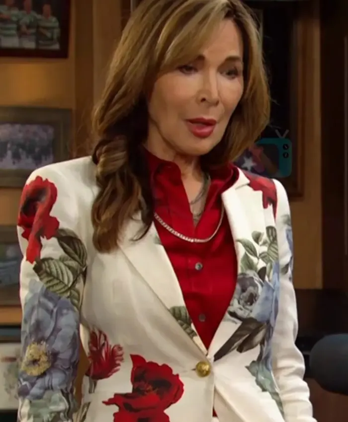Days Of Our Lives Kate Roberts Floral Blazer Days Of Our Lives Kate Roberts Floral Blazer