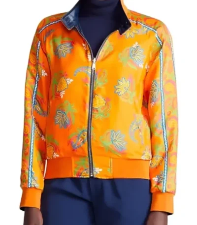 Hacks S02 Deborah Vance Orange Floral Print Jacket