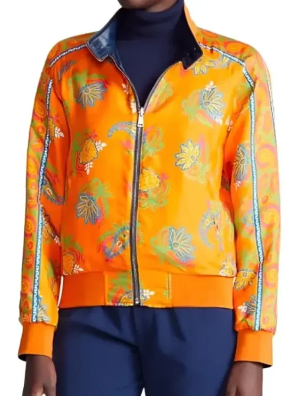 Hacks S02 Deborah Vance Orange Floral Print Jacket