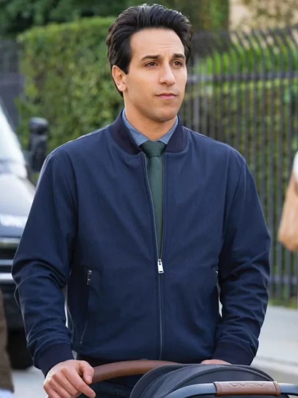 Deniz Akdeniz High Potential S01 Blue Bomber Jacket