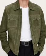 Detective Karadec High Potential Suede Trucker Jacket