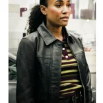 Devin Gamble SWAT S08 Black Leather Jacket