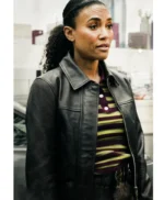 Devin Gamble SWAT S08 Black Leather Jacket