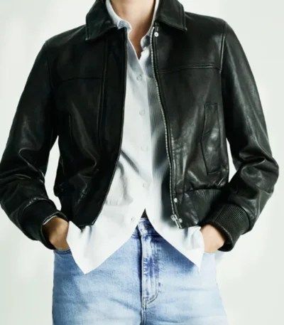 Devin Gamble SWAT S08 Black Leather Jacket