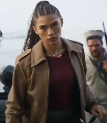 Dior Goodjohn Percy Jackson and the Olympians S02 Brown Jacket