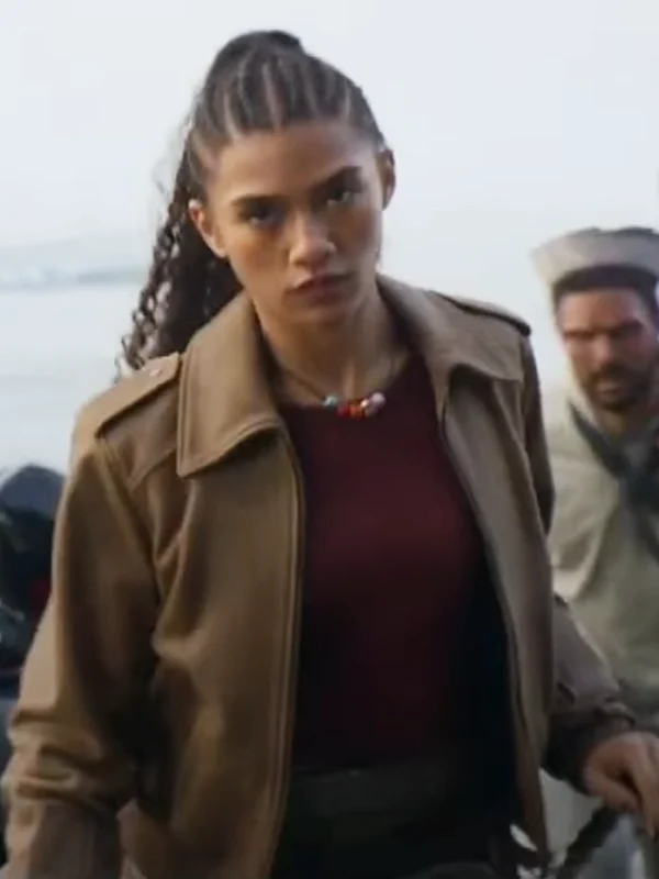 Dior Goodjohn Percy Jackson and the Olympians S02 Brown Jacket