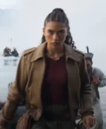 Dior Goodjohn Percy Jackson and the Olympians S02 Brown Jacket