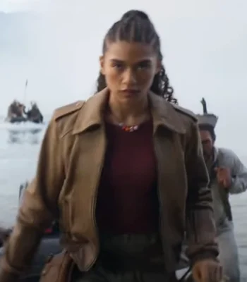 Dior Goodjohn Percy Jackson and the Olympians S02 Brown Jacket