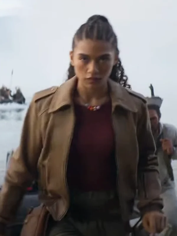 Dior Goodjohn Percy Jackson and the Olympians S02 Brown Jacket