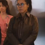 Doc Gina Walker Brown Leather Jacket