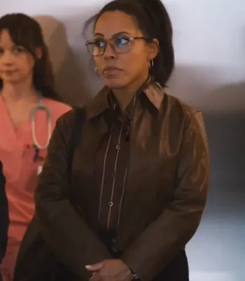 Doc Gina Walker Brown Leather Jacket