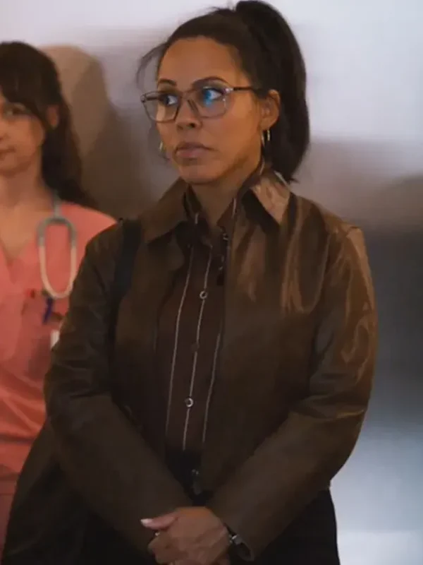Doc Gina Walker Brown Leather Jacket