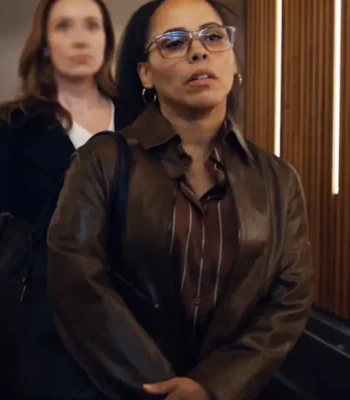 Doc Gina Walker Brown Leather Jacket