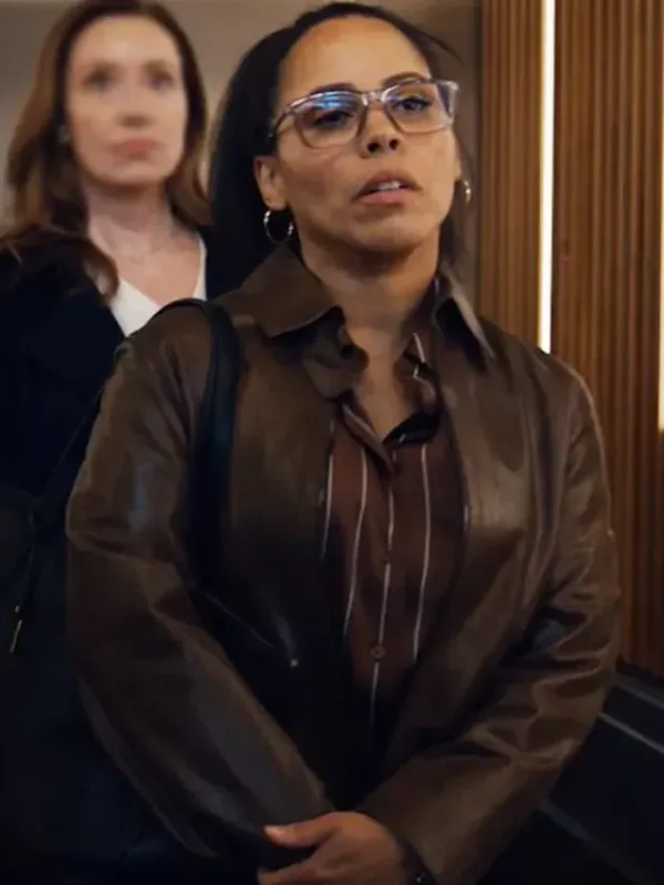 Doc Gina Walker Brown Leather Jacket