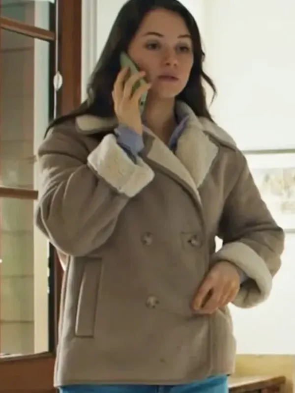 Doc S02 Katie Hamda Suede Shearling Jacket