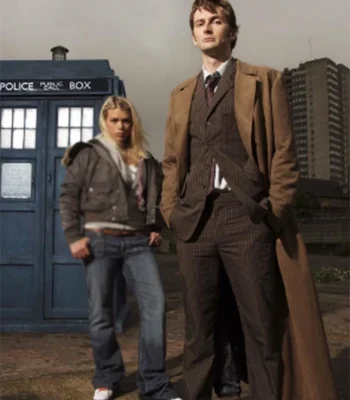 Doctor Who S02 The Doctor Brown Wool Coat