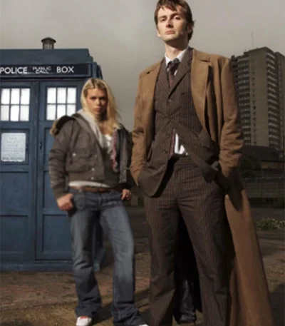 Doctor Who S02 The Doctor Brown Wool Coat