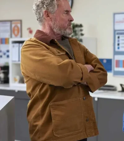 Scrubs Dr. Perry Cox Brown Cotton Jacket