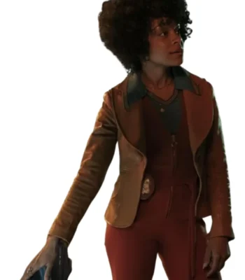 Duster Nina Brown Leather Jacket