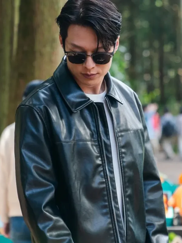 Dynamite Kiss Kong Ji-hyeok Leather Jacket