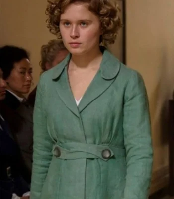 Eilidh Fisher Dope Girls Green Coat