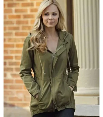 Elena Michaels Bitten Green Cotton Jacket