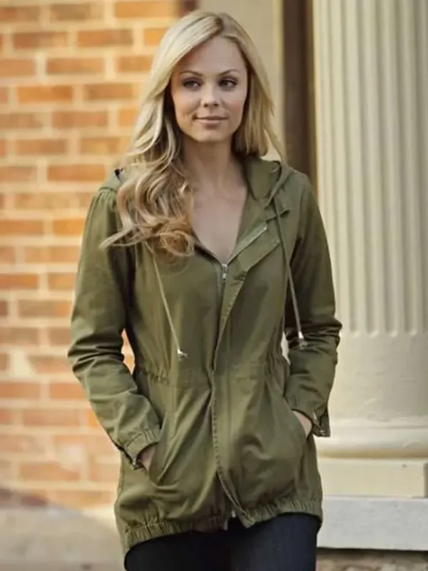 Elena Michaels Bitten Green Cotton Jacket
