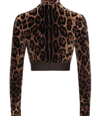 Eleonora Srugo Selling The City Leopard Crop Top