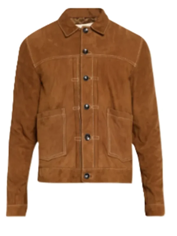 Eli Stabler Law and Order Organized Crime S05 Suede Jacket