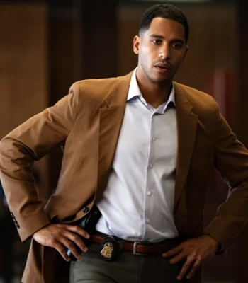 Elliot Knight Countdown S01 Brown Blazer