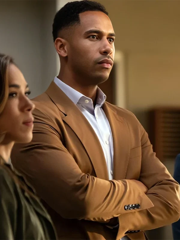 Elliot Knight Countdown S01 Brown Blazer