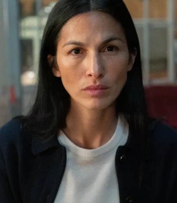 Elodie Yung The Cleaning Lady S04 Black Puffer Jacket