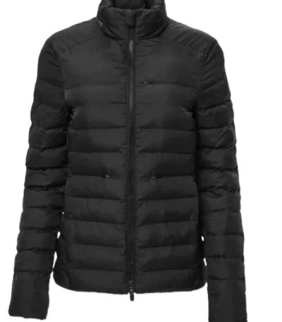 Elodie Yung The Cleaning Lady S04 Black Puffer Jacket