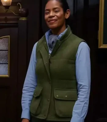 Emmerdale Farm Celia Daniel Green Vest