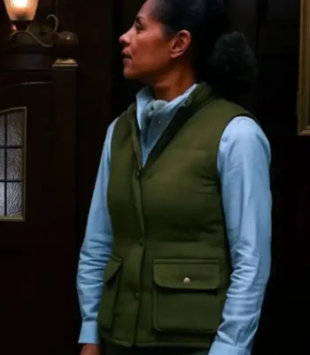 Emmerdale Farm Celia Daniel Green Vest