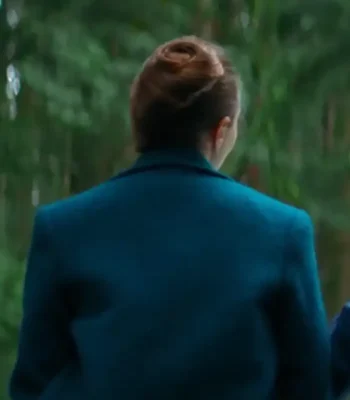 Eternity Joan Blue Wool Coat