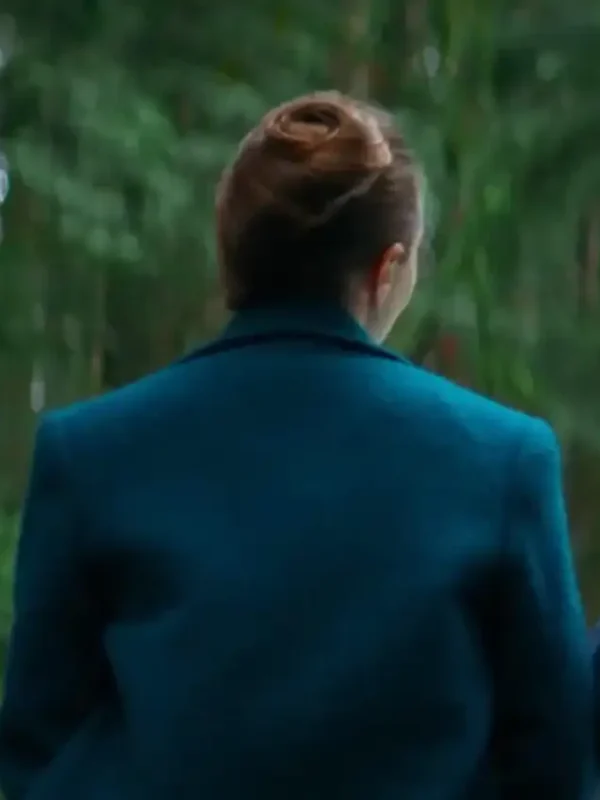 Eternity Joan Blue Wool Coat