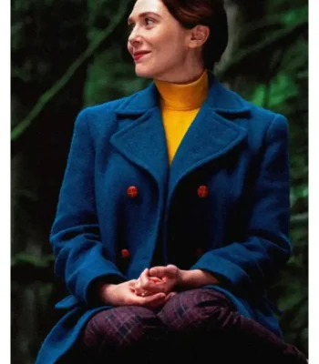 Eternity Joan Blue Wool Coat