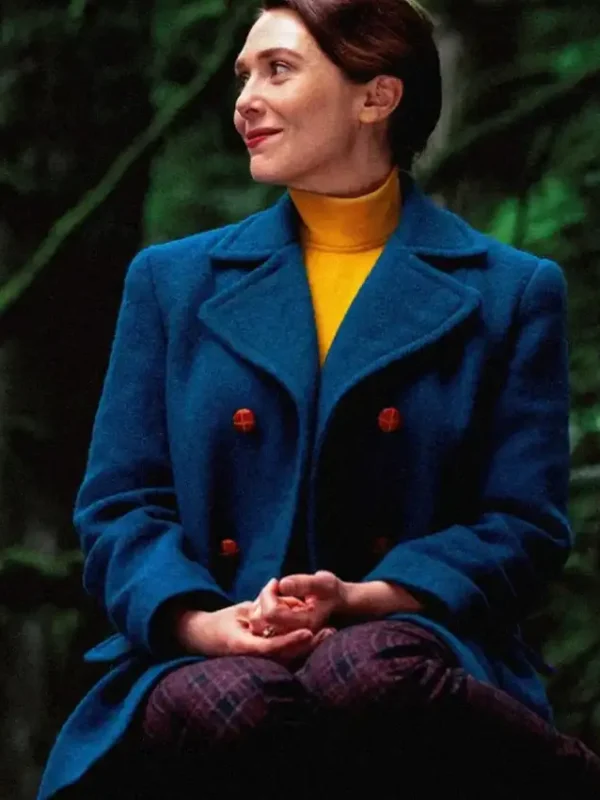 Eternity Joan Blue Wool Coat