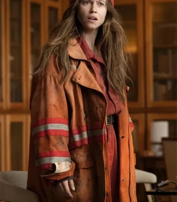 Étoile Lou de Laâge Orange Cotton Jacket