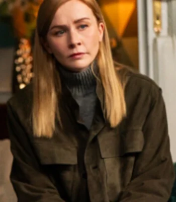 Eva-Jane Willis FBI International S04 Brown Suede Jacket