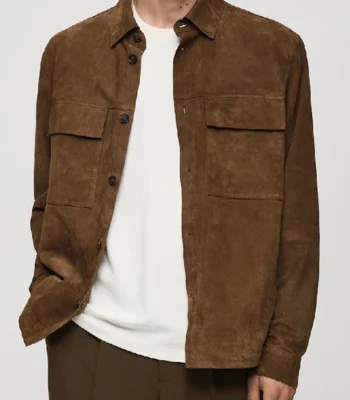Eva-Jane Willis FBI International S04 Brown Suede Jacket