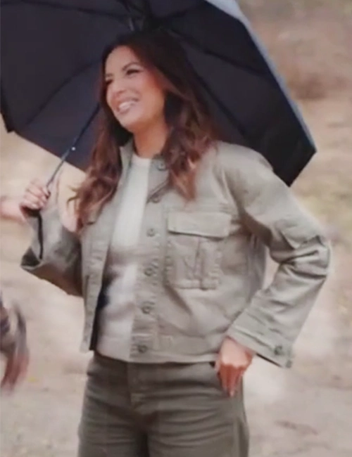 Eva Longoria Searching for Spain S01 Eva Longoria Green Jacket Eva Longoria Searching for Spain S01 Eva Longoria Green Jacket