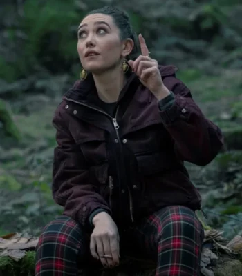 Evanne Kilgallon Small Town, Big Story S01 Maroon Jacket